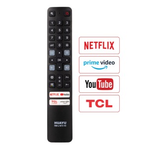 HUAYU KL TCL RM-L1673 V2 NETFLIX - PRIME VIDEO - TCL CHANEL - TCL LCD LED -TELEVISION KAUKOSÄÄDIN YOUTUBE-PAINIKKEELLA
