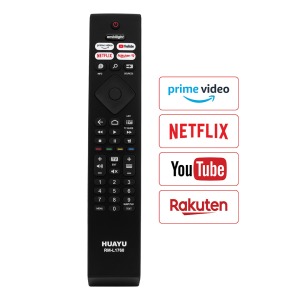 HUAYU KL PHILIPS RM-L1760 AMBILIGHT-NETFLIX-PRIME VIDEO-YOUTUBE-RAKUTEN TV-PAINIKKEELLA VARUSTETTU LED-TELEVISION KAUKOSÄÄDIN (40176=16129)