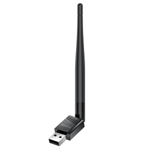 Yesido WP11 150Mbps USB Wi-Fi Adapter with External Antenna - Black